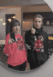Hannya Demon Mask Hoodie
