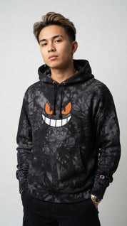 Sweat à capuche tie-dye Demon Inside