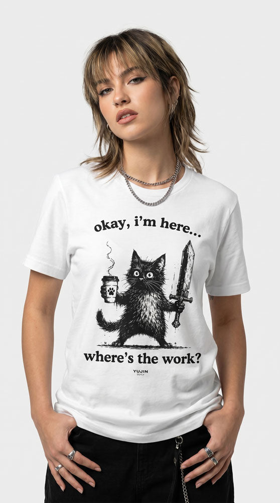 Ready For Work Cat T-Shirt