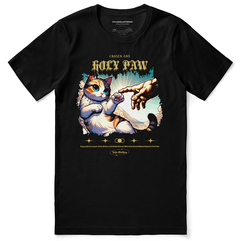 Holy Paw T-Shirt | Yūjin Japanese Anime Streetwear Clothing