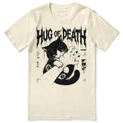 Hug of Death Cat T-Shirt — natural flat lay