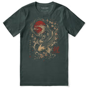 Koi Zen Fish T-Shirt — forest flat