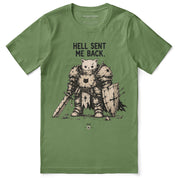 Hell Sent Me Back Cat T-Shirt