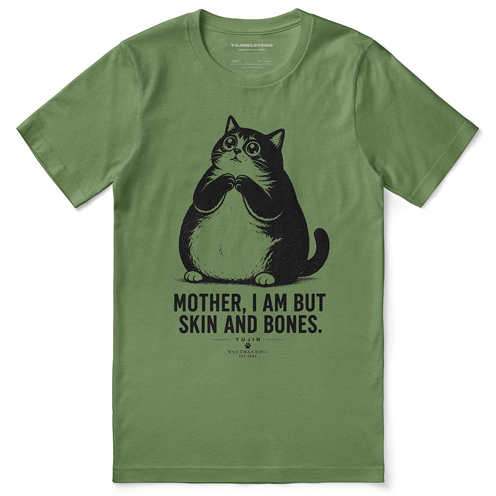 Skin and Bones Cat T-Shirt