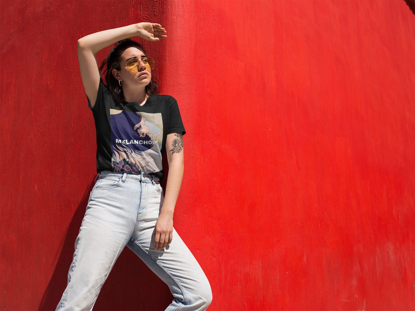 Melancholy T-Shirt | Yūjin Japanese Anime Streetwear Clothing