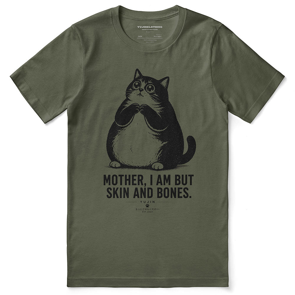 Skin and Bones Cat T-Shirt