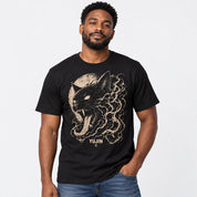 Moonfire Cat T-Shirt — male lifestyle