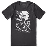 Moonlit Samurai Cat T-Shirt