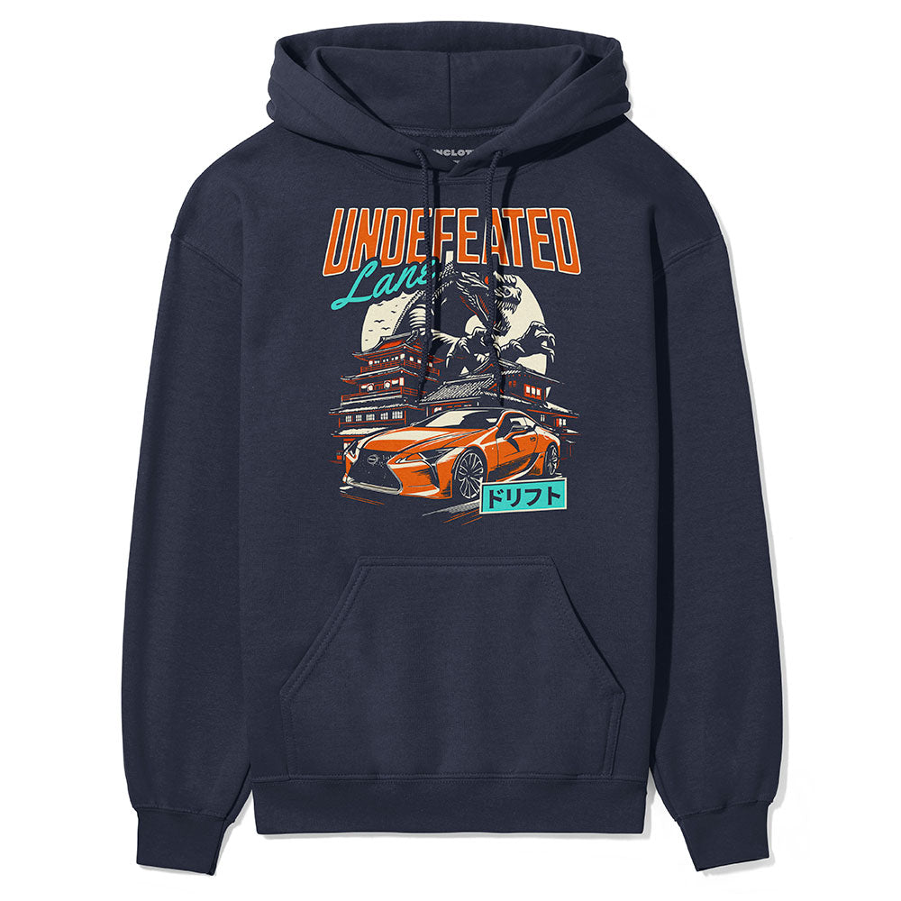 Undefeated Car Hoodie | Yūjin Japanese Anime Streetwear Clothing