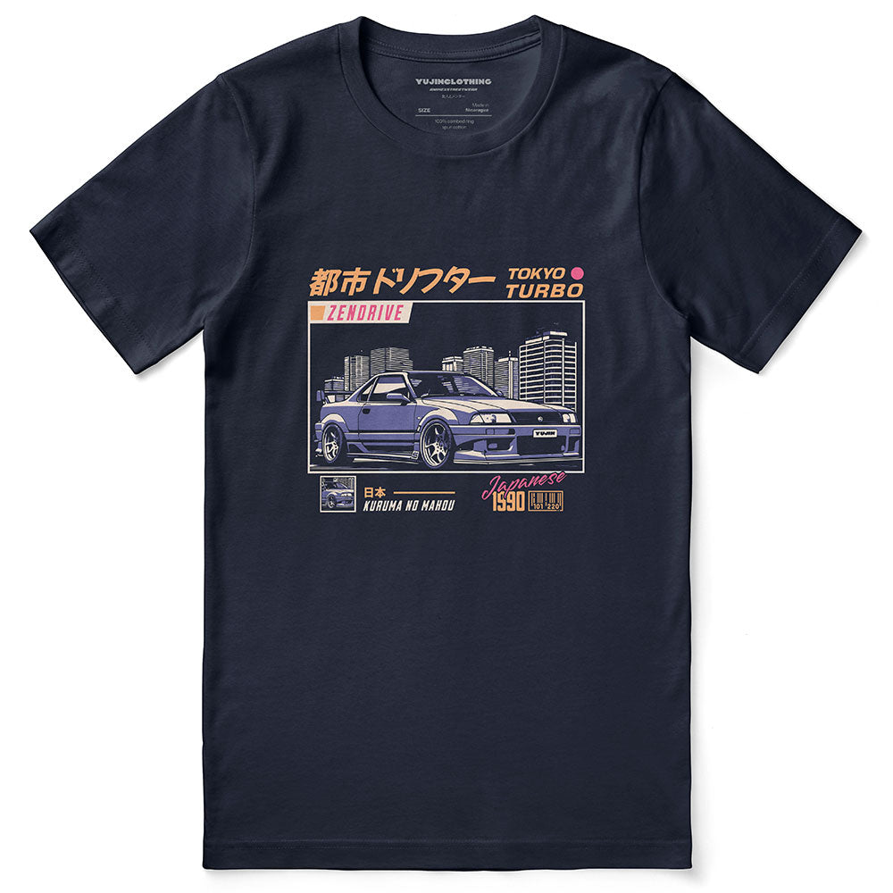 Tokyo Turbo Car T-Shirt | Yūjin Japanese Anime Streetwear Clothing