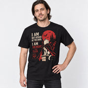Night Sovereign Cat T-Shirt — male lifestyle