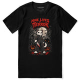 Nine Lives of Terror Cat T-Shirt