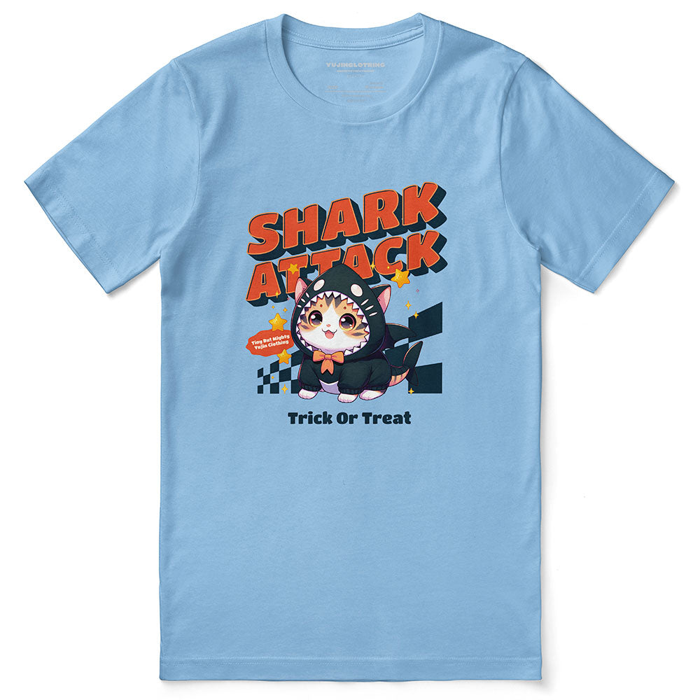 Shark Attack T-Shirt | Yūjin Japanese Anime Streetwear Clothing