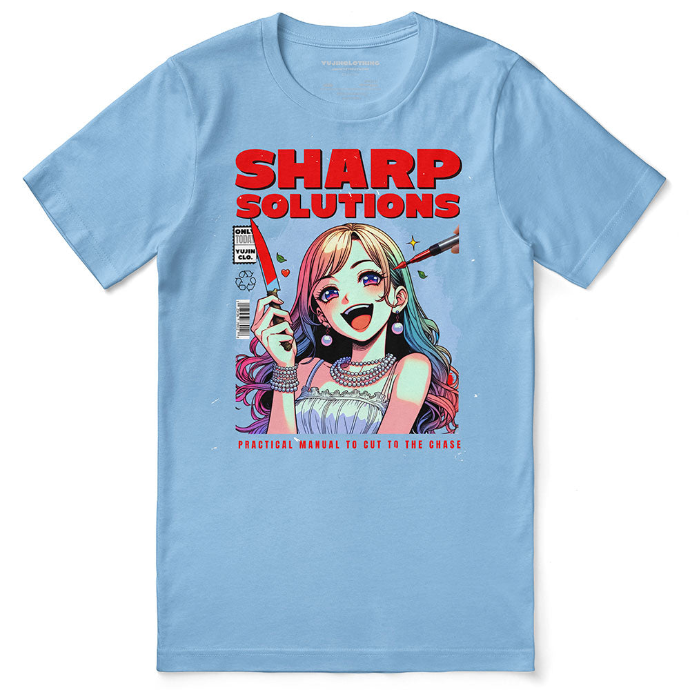 Sharp Solutions T-Shirt | Yūjin Japanese Anime Streetwear Clothing