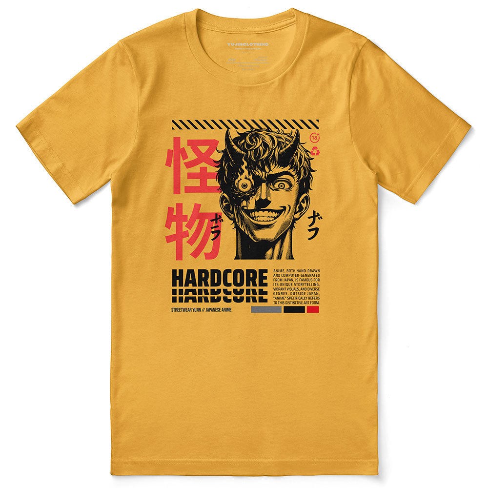 Hardcore Anime T-Shirt | Yūjin Japanese Anime Streetwear Clothing