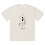 Boo! Cat Oversized Faded T-Shirt