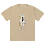 Boo! Cat Oversized Faded T-Shirt