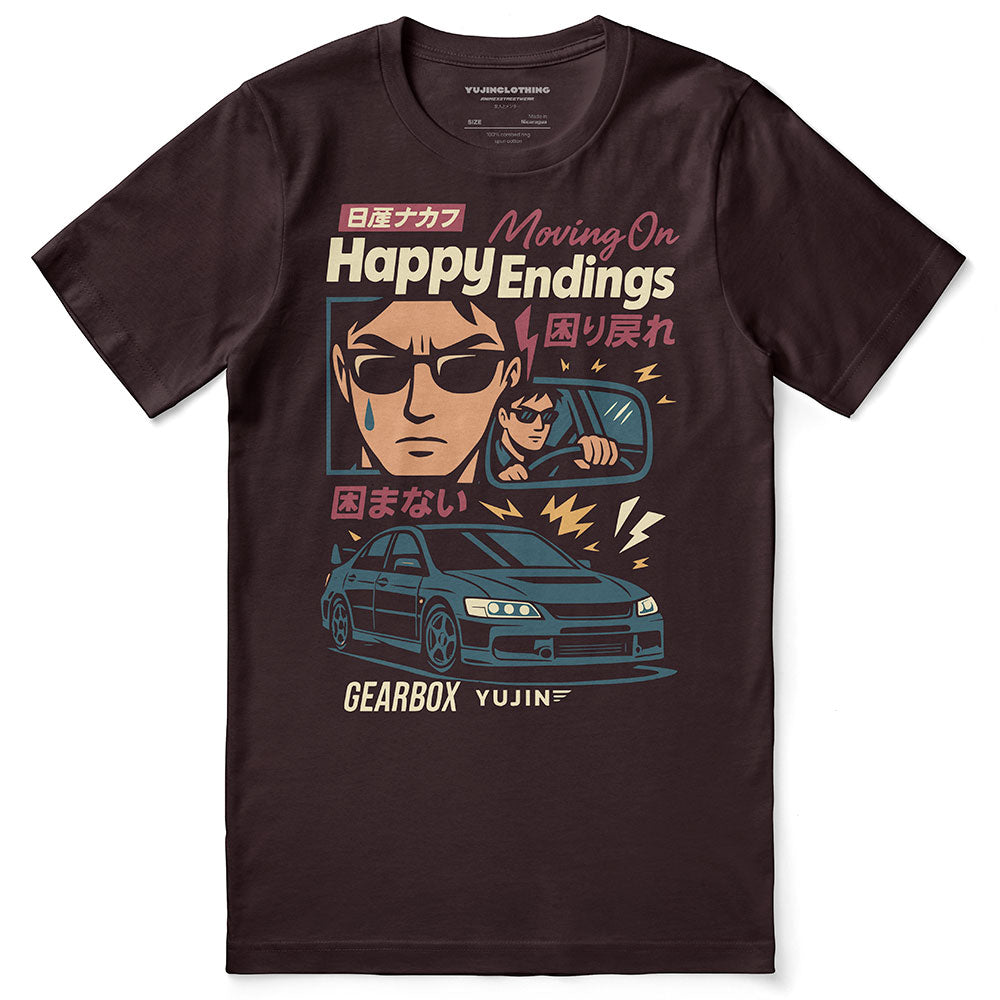 Happy Ending Car T-Shirt