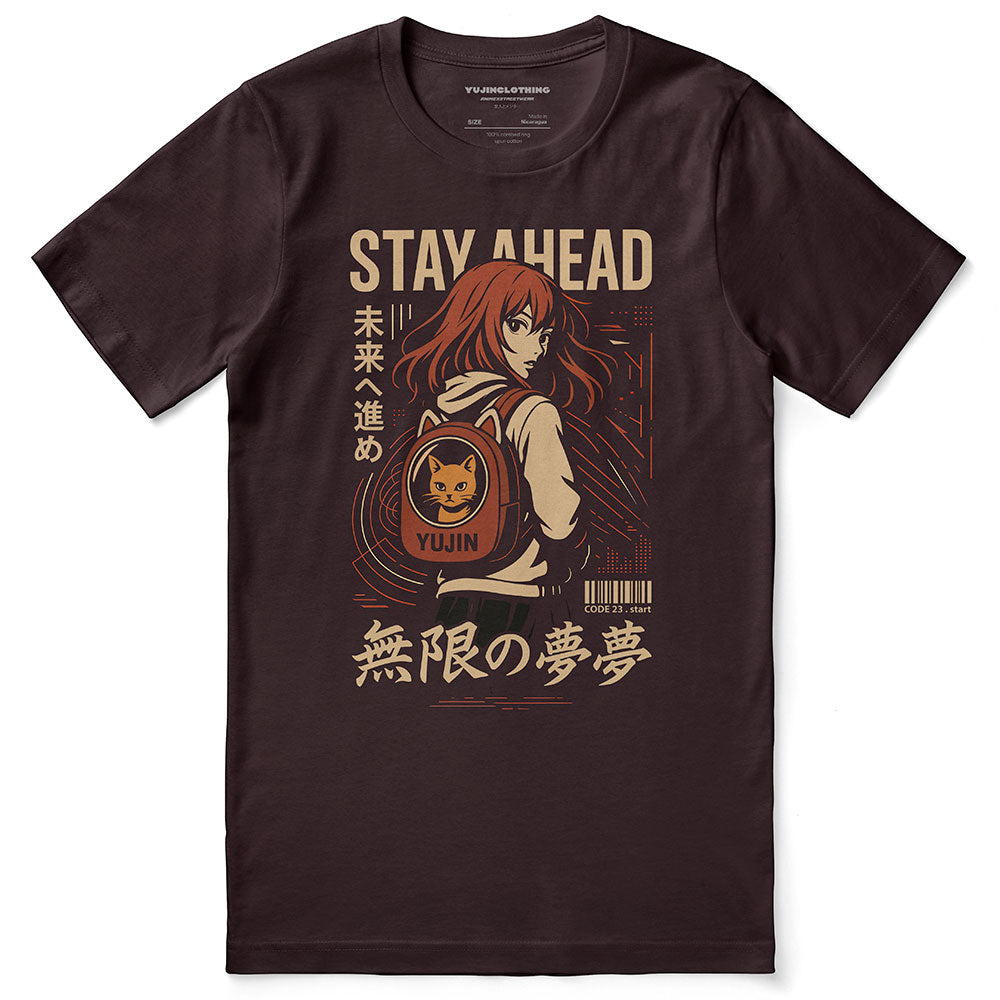 Stay Ahead Cat T-Shirt