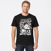 Paws of Fury Cat T-Shirt — Black male lifestyle