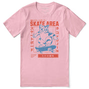 Skate Area Cat T-Shirt | Yūjin Japanese Anime Streetwear Clothing