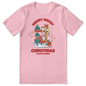 Messy Christmas Cat T-Shirt | Yūjin Japanese Anime Streetwear Clothing