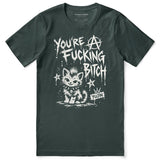 Punk Attitude Cat T-Shirt