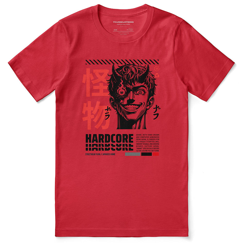 Hardcore Anime T-Shirt | Yūjin Japanese Anime Streetwear Clothing