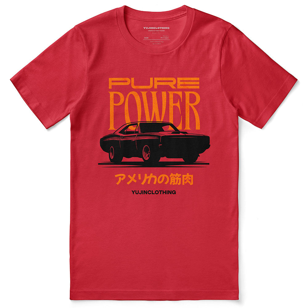 Pure Power Car T-Shirt | Yūjin Japanese Anime Streetwear Clothing