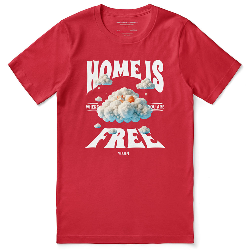 Home Cat T-Shirt | Yūjin Japanese Anime Streetwear Clothing