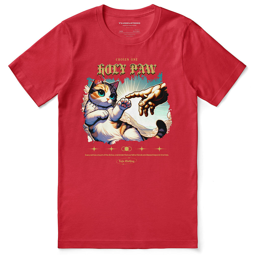 Holy Paw T-Shirt | Yūjin Japanese Anime Streetwear Clothing