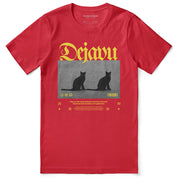 Dejavu Cat T-Shirt | Yūjin Japanese Anime Streetwear Clothing