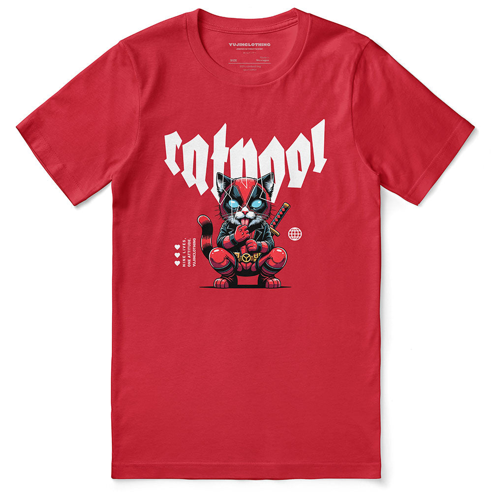 Catpool Rock T-Shirt | Yūjin Japanese Anime Streetwear Clothing