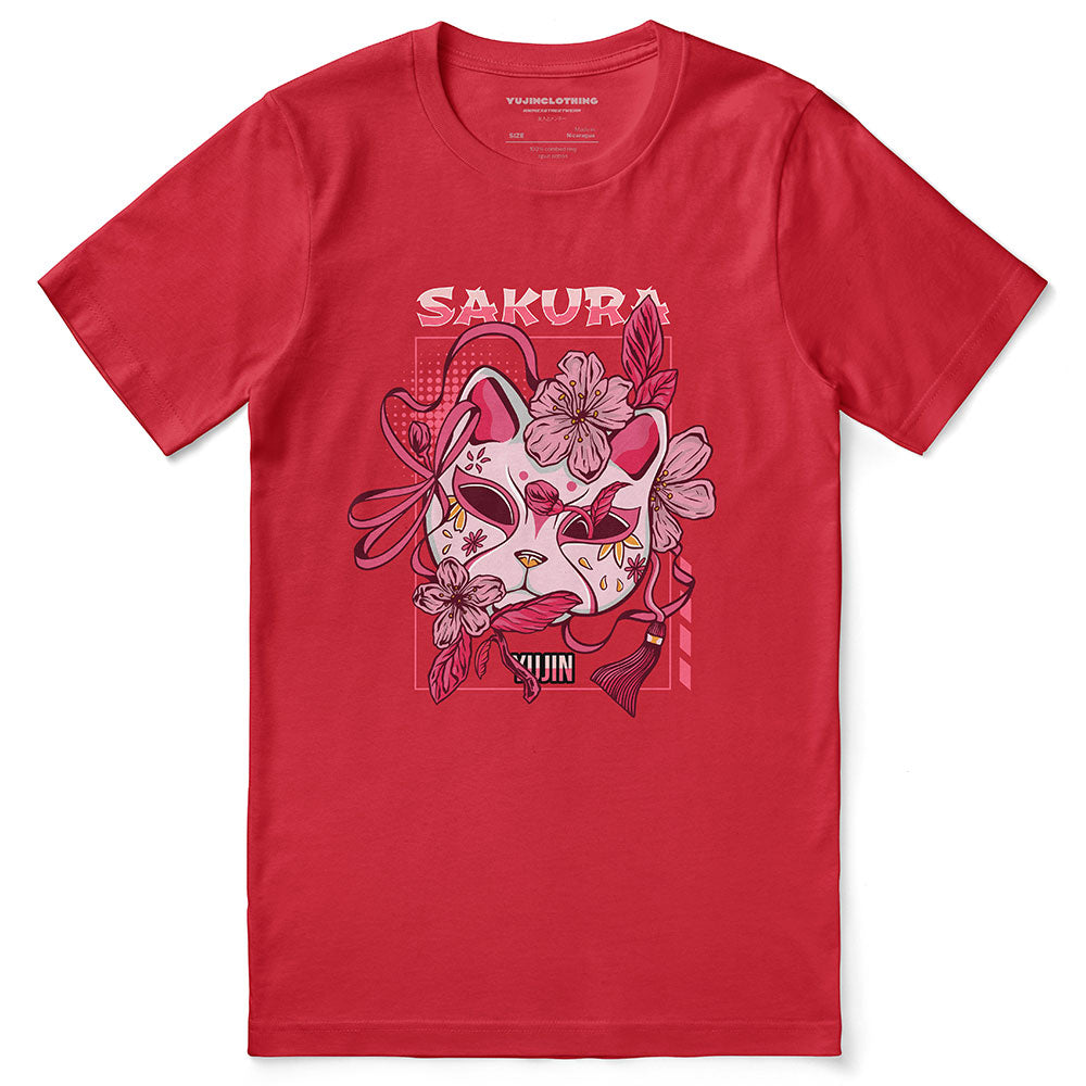 Sakura Cat T-Shirt | Yūjin Japanese Anime Streetwear Clothing
