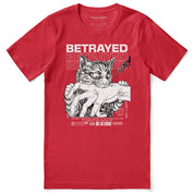 Betrayed Cat T-Shirt | Yūjin Japanese Anime Streetwear Clothing