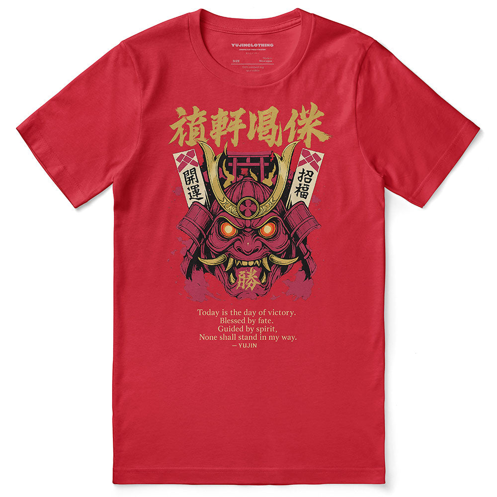 Victory Mask Streetwear T-Shirt | Yūjin Japanese Anime Streetwear Clothing