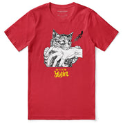 Bite Attack Cat T-Shirt | Yūjin Japanese Anime Streetwear Clothing