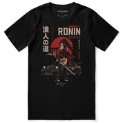 Ronin Spirit Car T-Shirt in Black - front flat lay