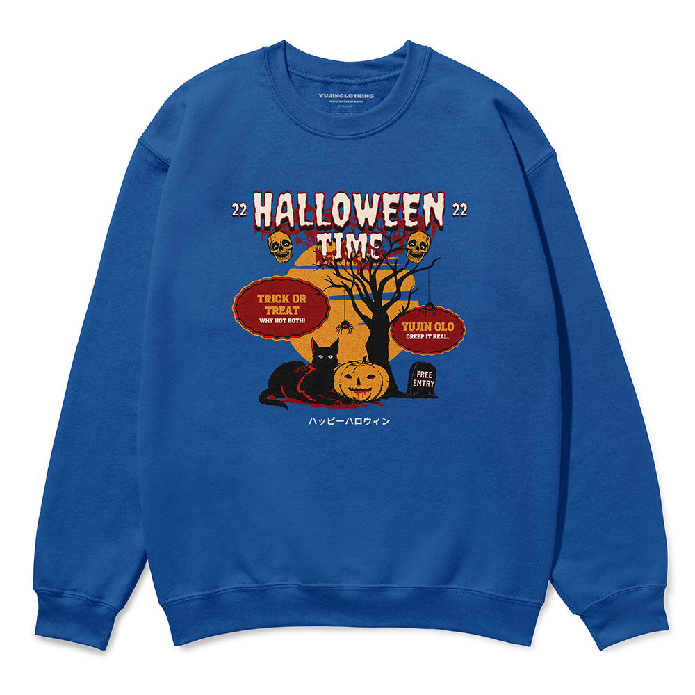 Halloween Time Sweatshirt | Yūjin Japanese Anime Streetwear Clothing