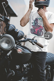 Samurai Rider T-Shirt | Yūjin Japanese Anime Streetwear Clothing