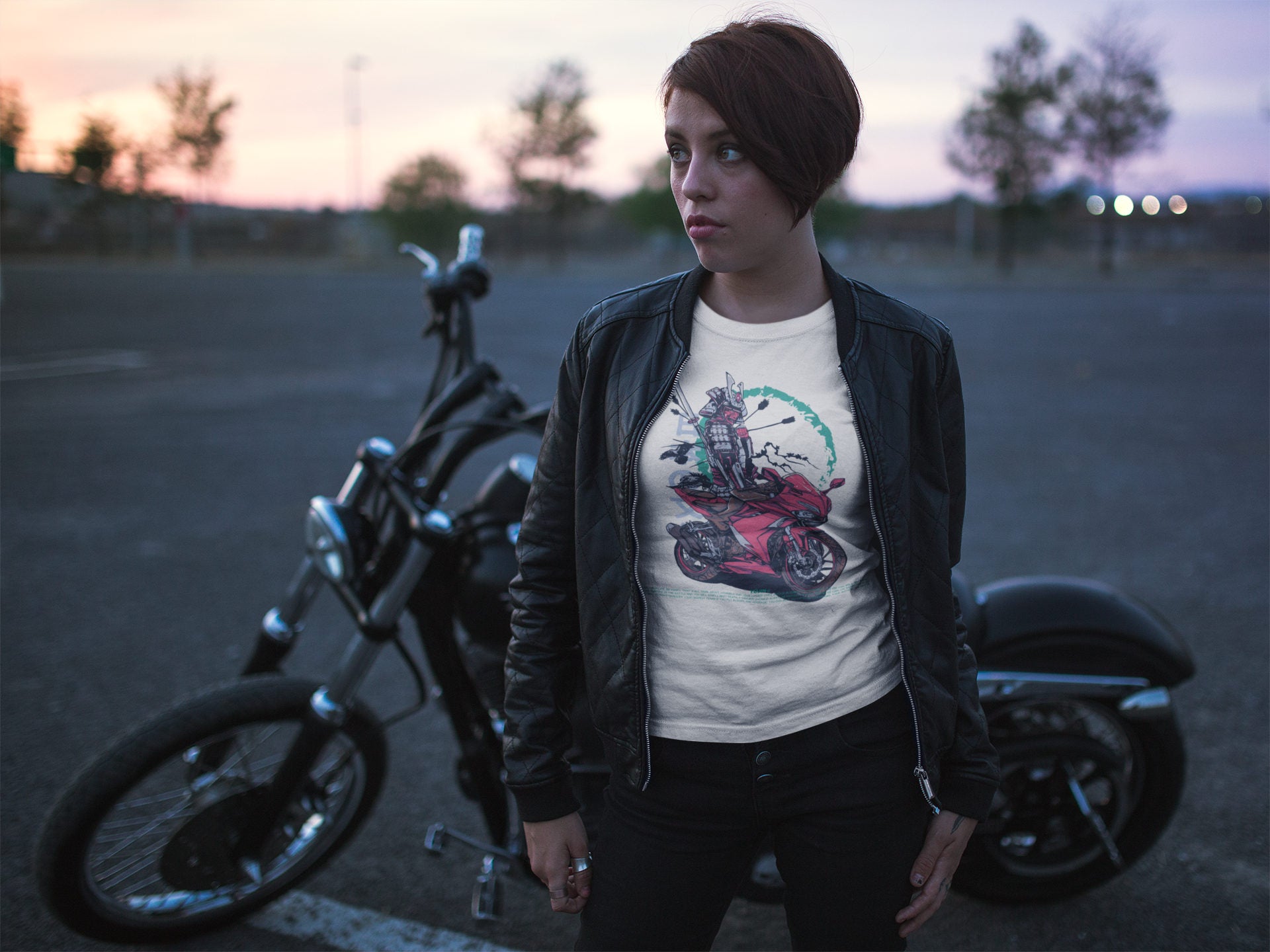 Samurai Rider T-Shirt | Yūjin Japanese Anime Streetwear Clothing