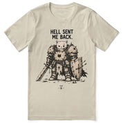 Hell Sent Me Back Cat T-Shirt