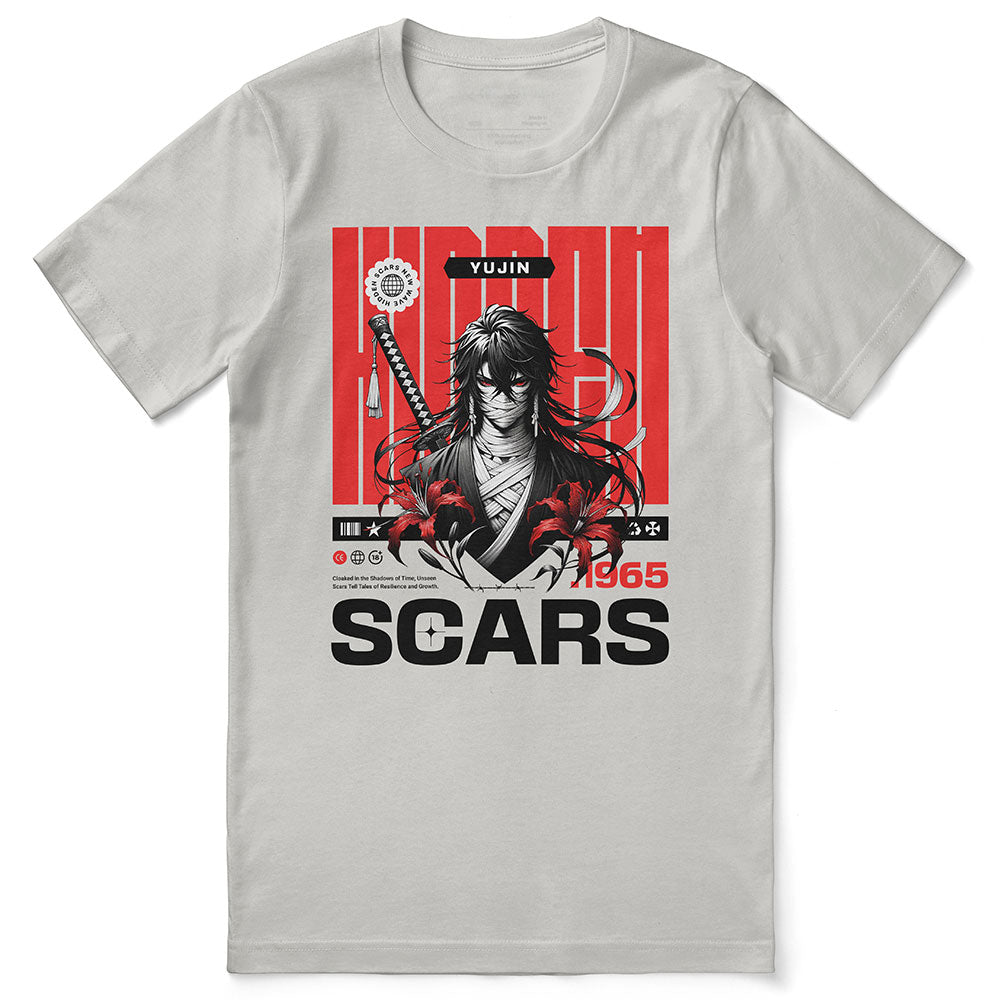 Hidden Scars T-Shirt | Yūjin Japanese Anime Streetwear Clothing