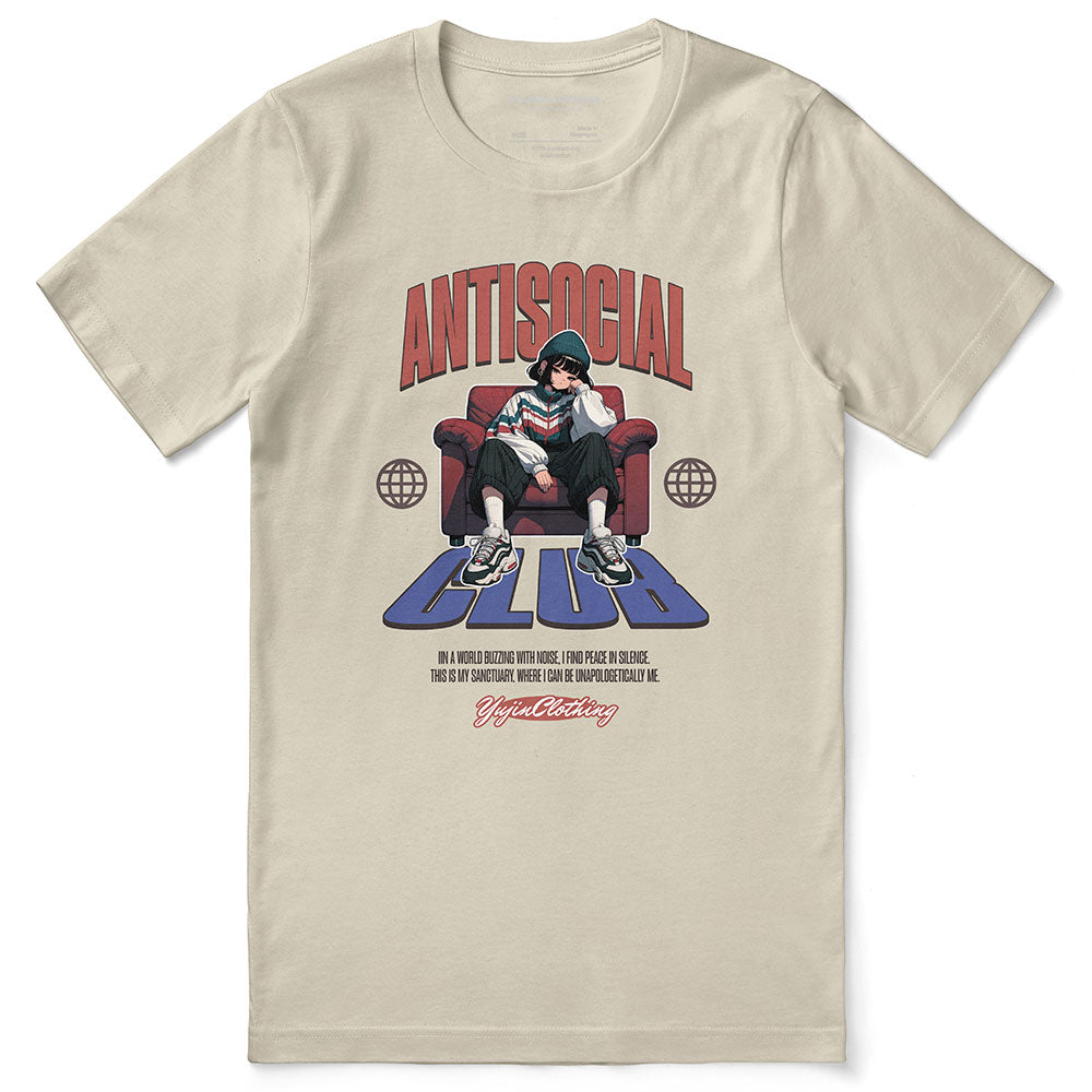 Antisocial Mood T-Shirt | Yūjin Japanese Anime Streetwear Clothing