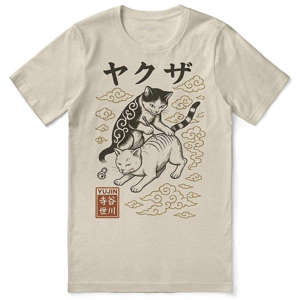 Tattoo Cat T-Shirt | Yūjin Japanese Anime Streetwear Clothing