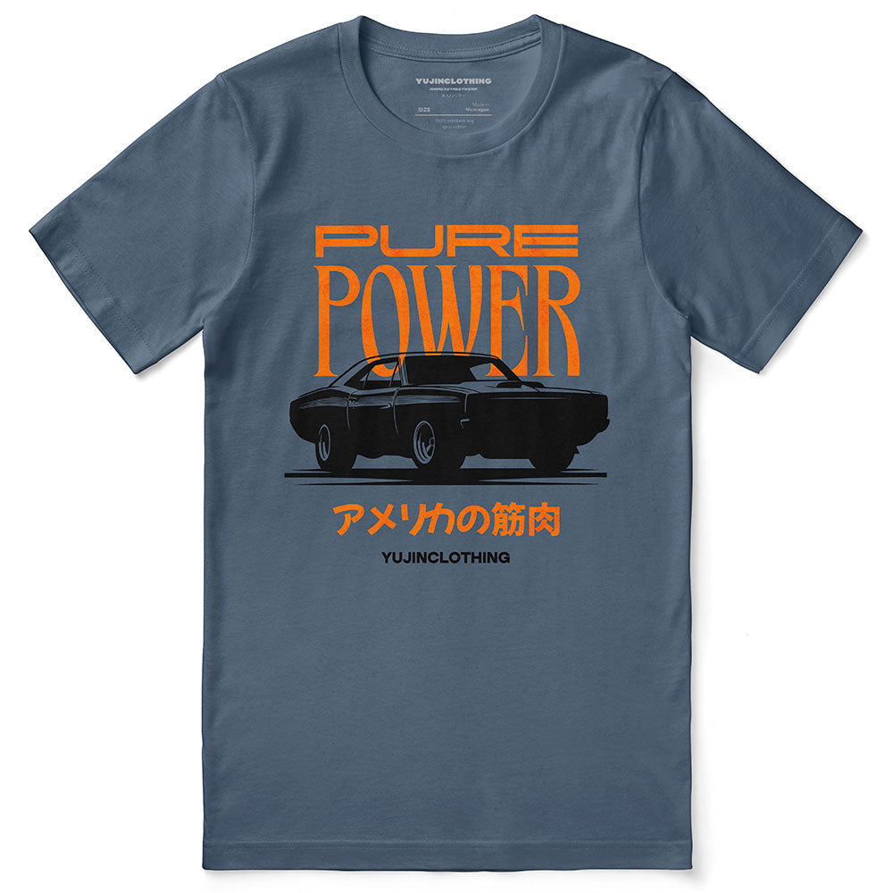 Pure Power Car T-Shirt | Yūjin Japanese Anime Streetwear Clothing