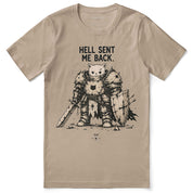 Hell Sent Me Back Cat T-Shirt