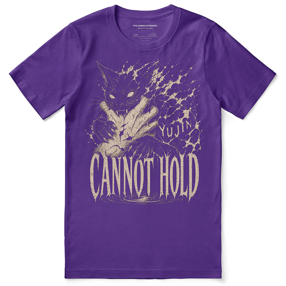 Cannot Hold Cat T-Shirt