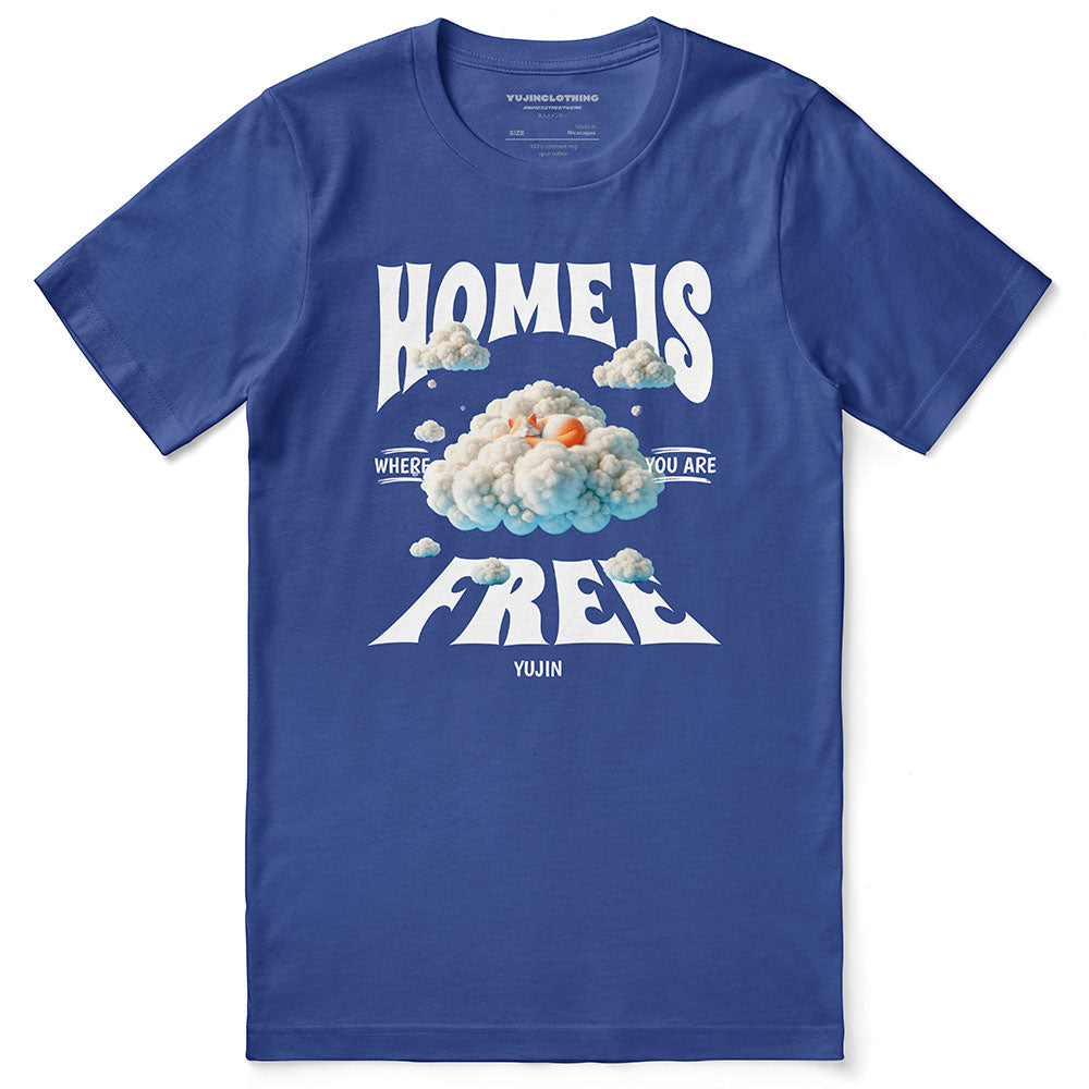 Home Cat T-Shirt | Yūjin Japanese Anime Streetwear Clothing