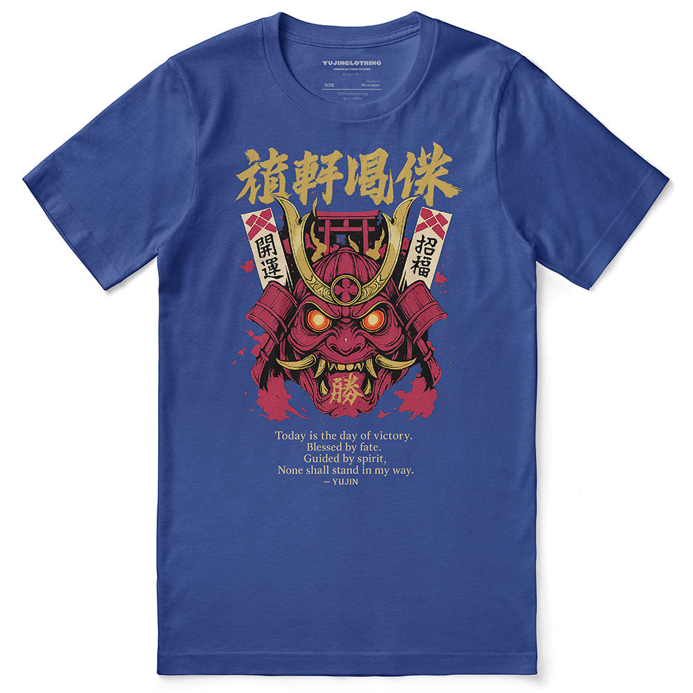 Victory Mask Streetwear T-Shirt | Yūjin Japanese Anime Streetwear Clothing